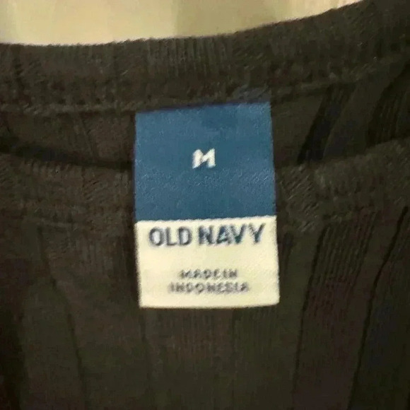 Old Navy charcoal gray ribbed fitted tank dress size medium - Picture 3 of 8